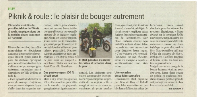 L'avenir article de presse